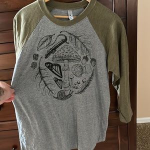 Half sleeve next level apparel shirt